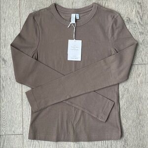 NWT & Other Stories Ribbed Long Sleeve Tee